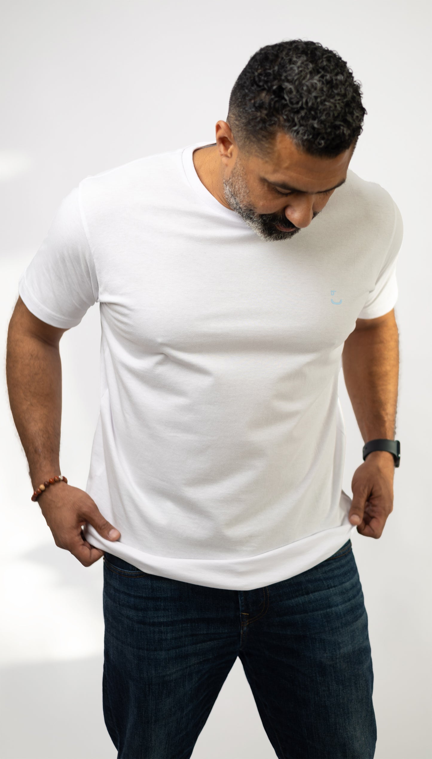 b)asic T-Shirt - Pack 2 - White & Green