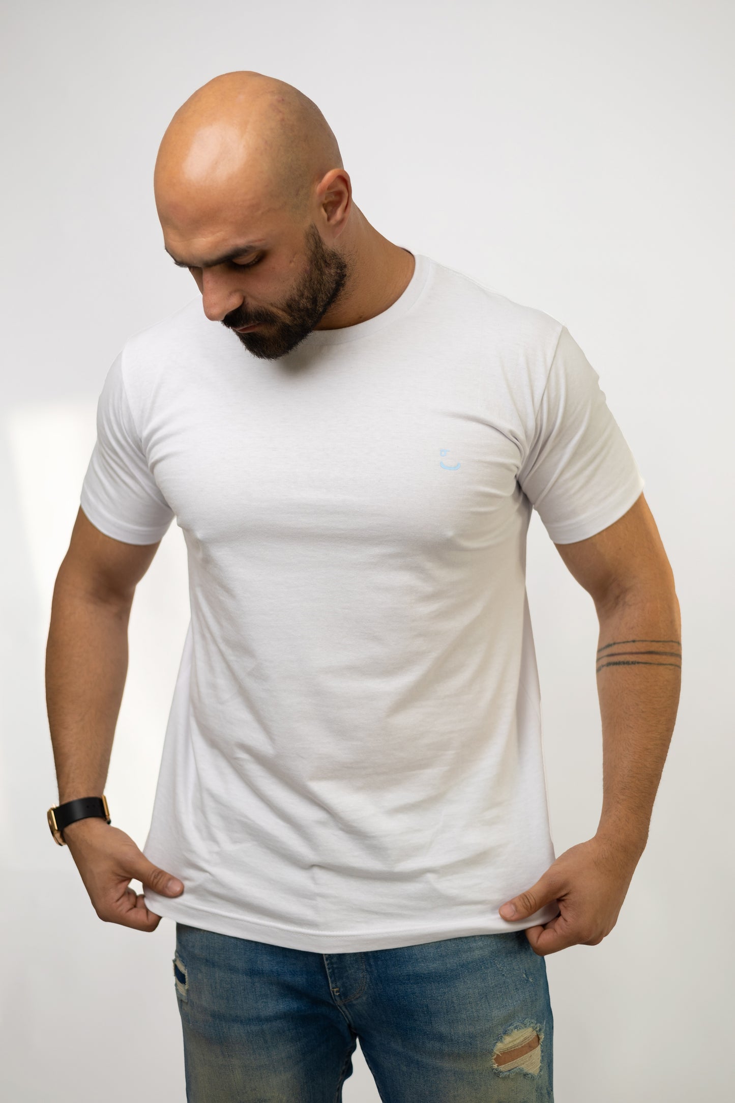 b)asic T-Shirt - Pack 2 - White